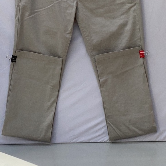 Acne Roc Satin Chino. SS12 in beige. Stockholm style geek chic. - Picture 13 of 16
